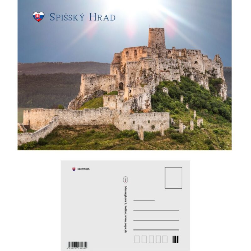 Spišský Hrad 1, pohľadnica,20ks