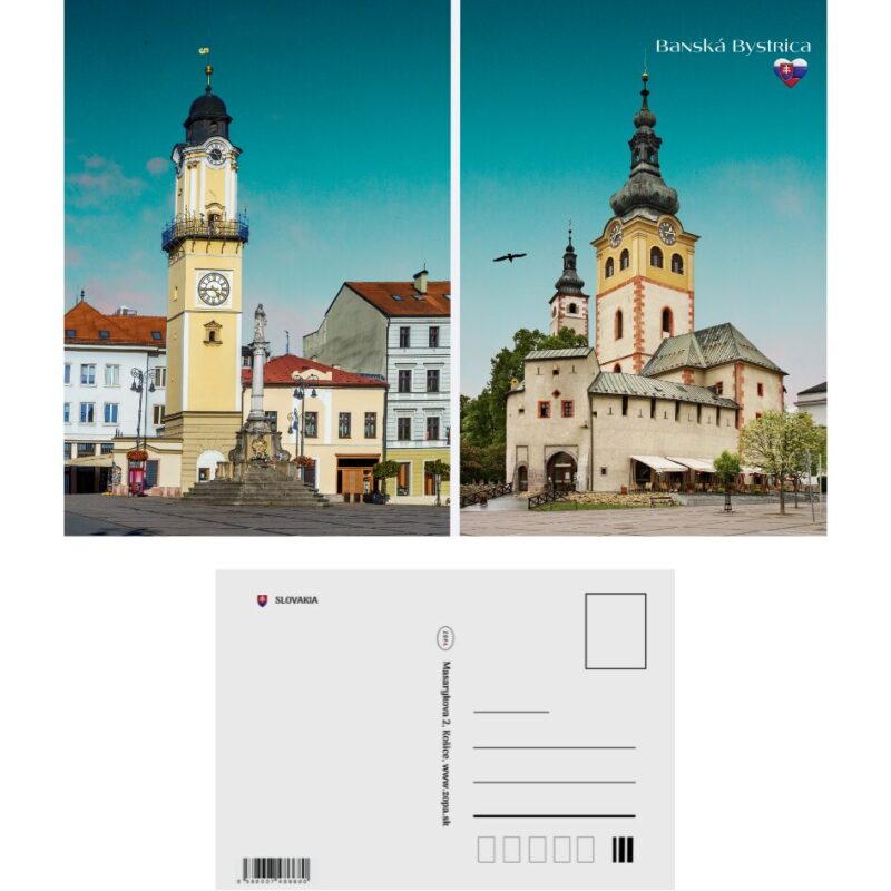 Banská Bystrica 3, pohľadnica,20ks