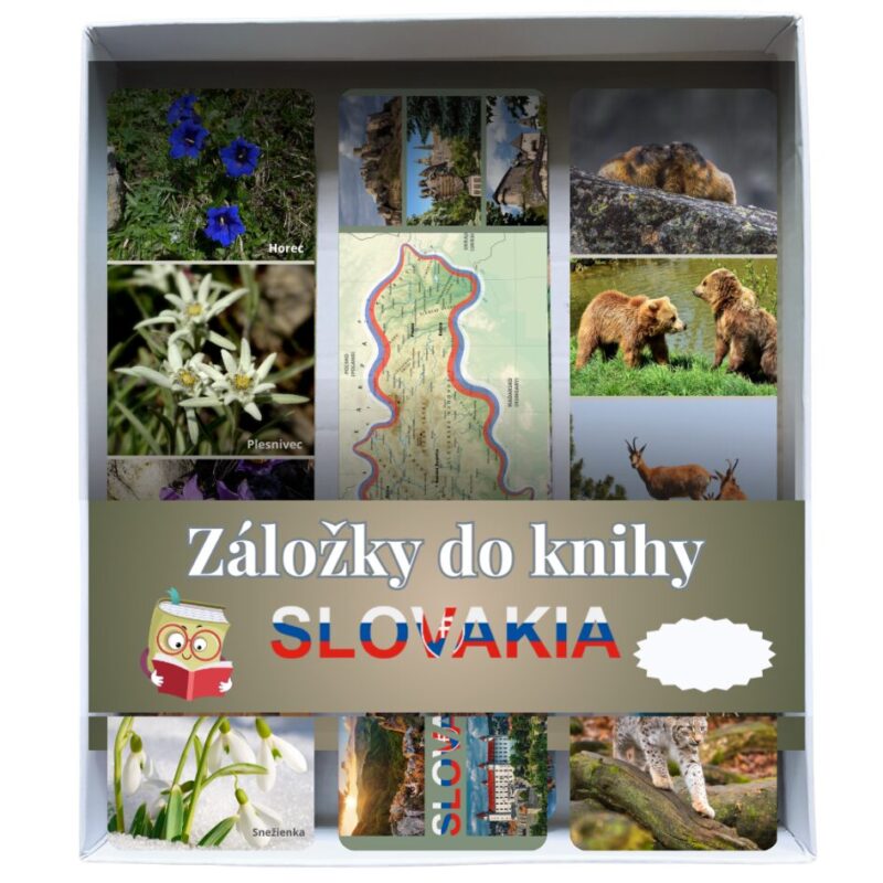 Slovensko , záložky do knihy, pcs 150ks