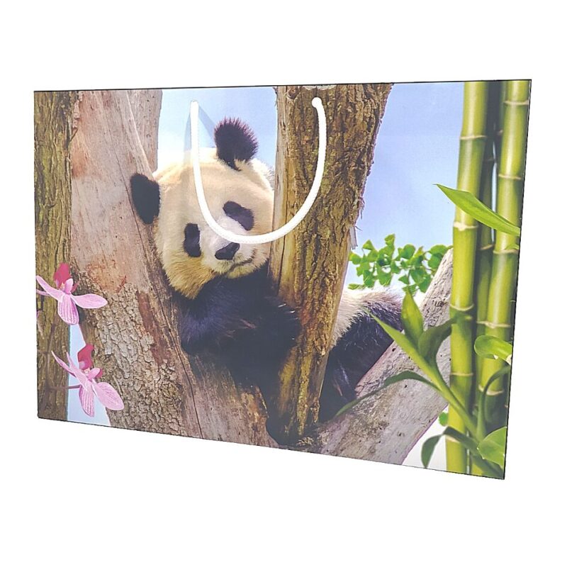 1023-Papierová taška-Panda