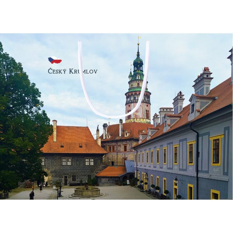 Český Krumlov 1, papierová taška