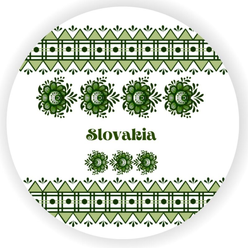 Slovensko 3 - podložky pod pohár,8kusov