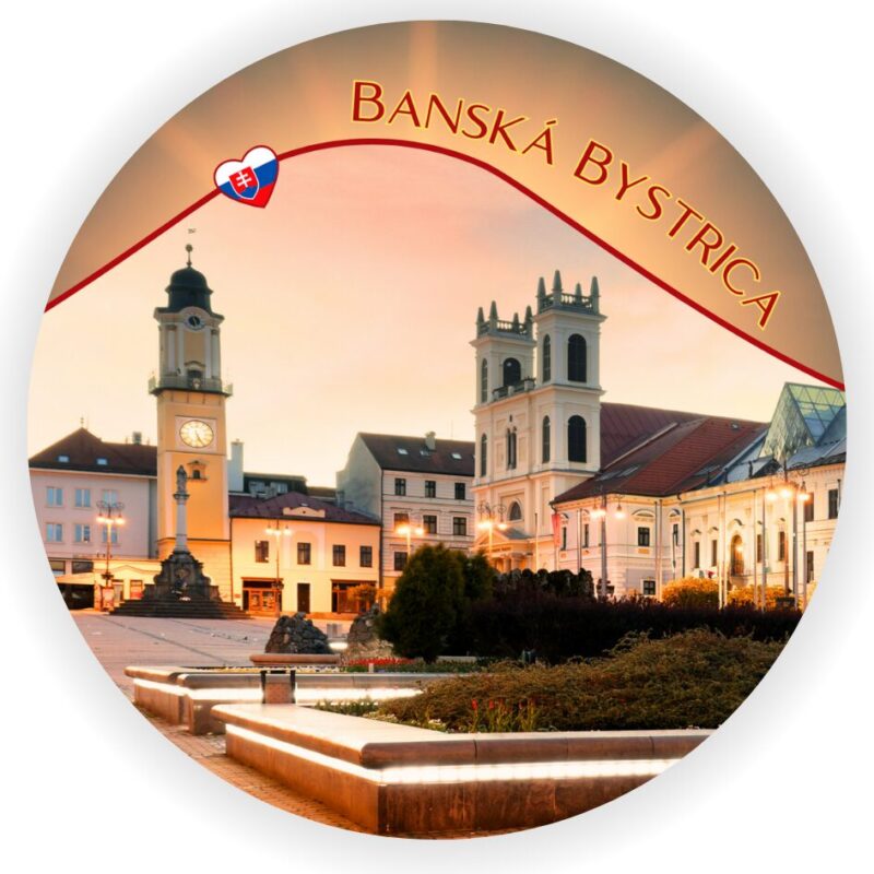 Banská Bystrica 1 - podložky pod pohár,8kusov