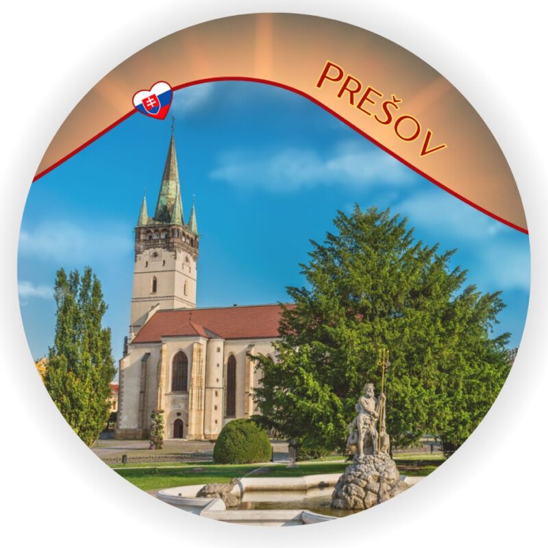 Prešov 1 - podložky pod pohár,8kusov