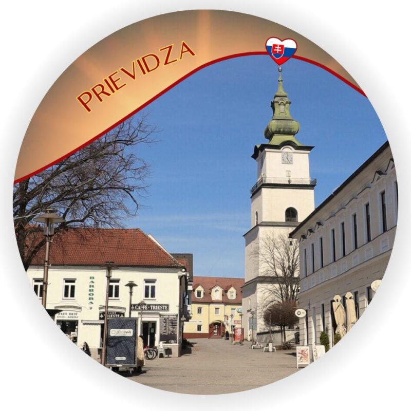 Prievidza 1 - podložky pod pohár,8kusov