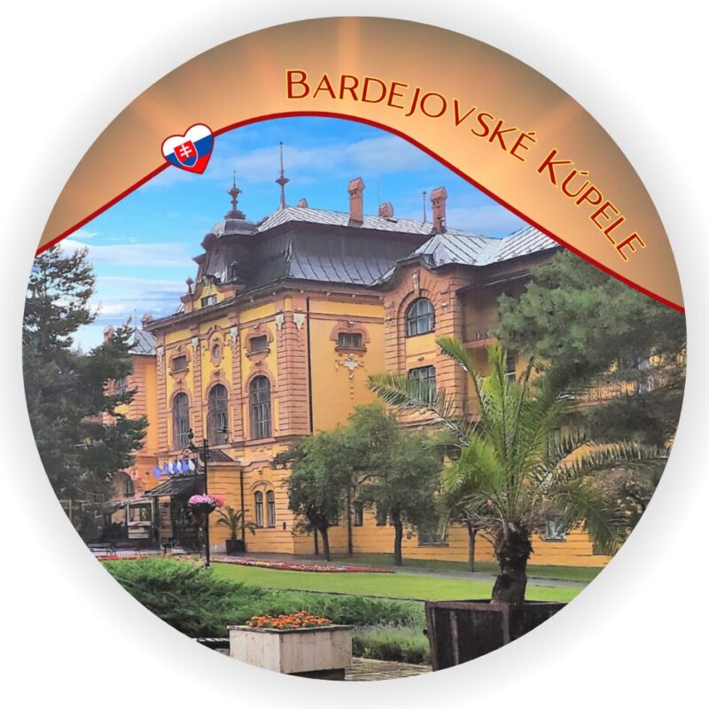 Bardejov Kúpele 1 - podložky pod pohár,8kusov