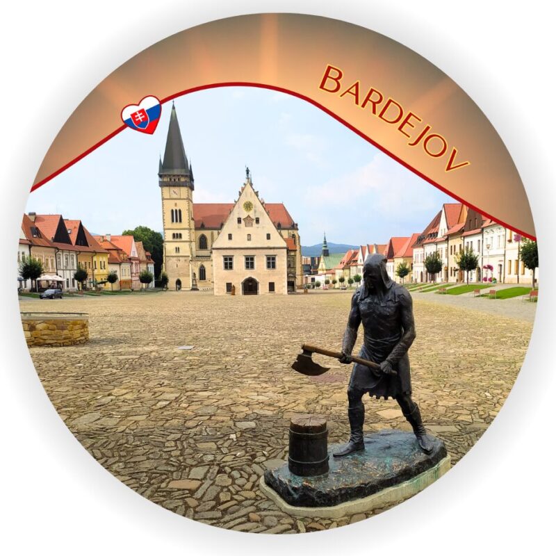 Bardejov  1 - podložky pod pohár,8kusov