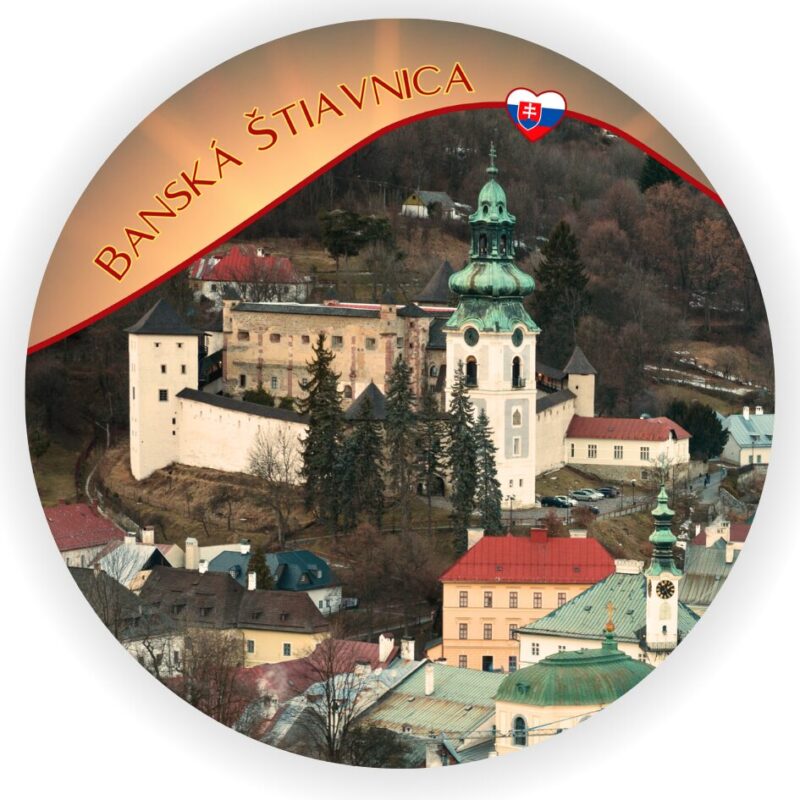 Banská Štiavnica  1 - podložky pod pohár,8kusov