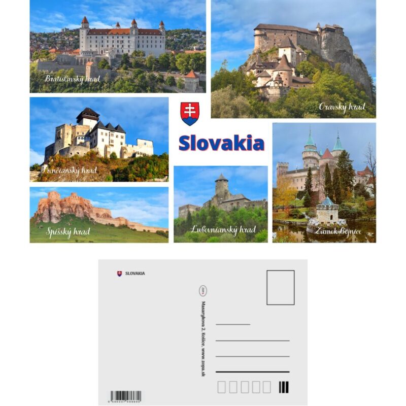 Slovakia č.4, pohľadnica,20ks