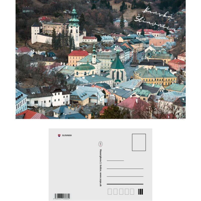 Banská Štiavnica 2, pohľadnica,20ks