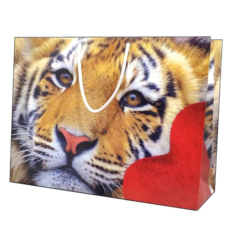 1027-Papierová taška-Tiger