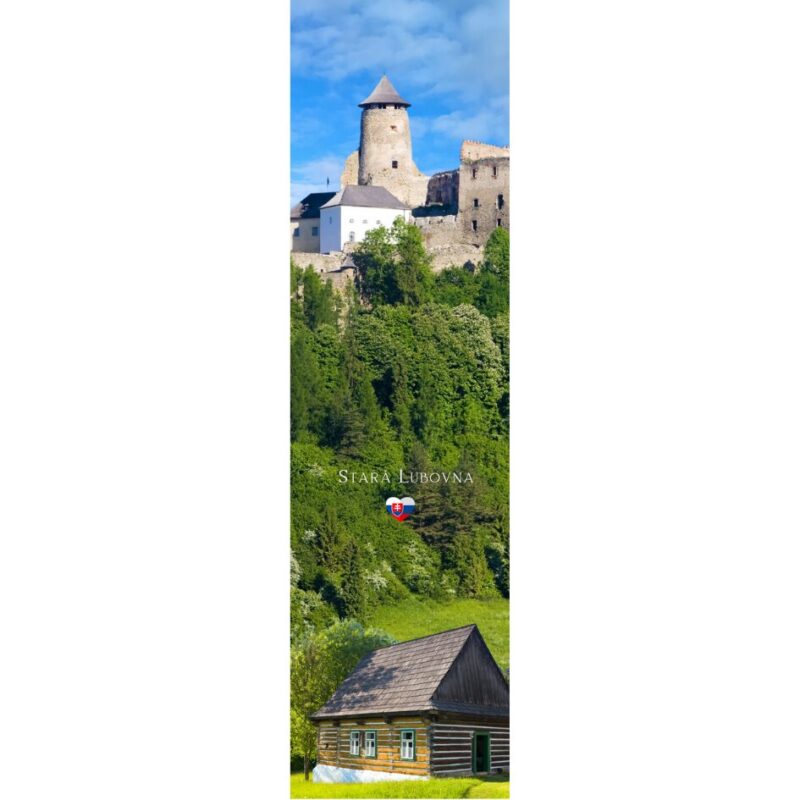Sz.Stará Ľubovňa 1, záložka do knihy, balenie-30ks, 0,36€/ks