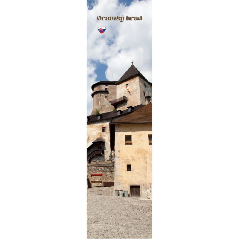 Sz.Oravský hrad 3, záložka do knihy, balenie-30ks, 0,36€/ks